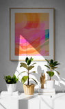 Retro Summer #6 - Abstract Art Print
