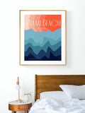 Destination: Miami Beach - Modern Art Print