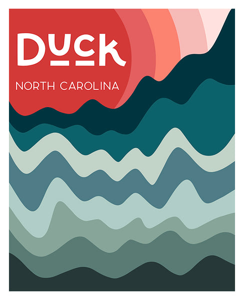 Destination: Duck - Modern Art Print