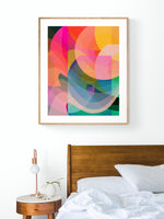 Retro Summer #4 - Abstract Art Print
