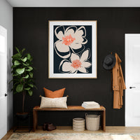 Double Magnolia - Modern Art Print