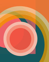 Summer Sun #3 - Abstract Art Print