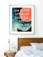 Swim The Sea - Modern Art Print