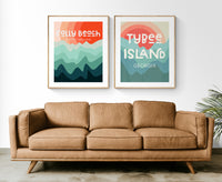 Destination: Tybee Island - Modern Art Print