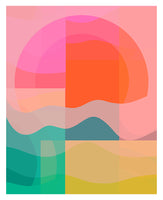 Retro Summer #1 - Abstract Art Print