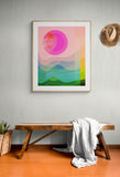 Retro Summer #2 - Abstract Art Print
