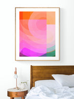 Retro Summer #5 - Abstract Art Print