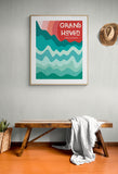 Destination: Grand Haven - Modern Art Print