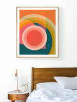 Summer Sun #3 - Abstract Art Print