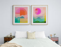 Retro Summer #2 - Abstract Art Print